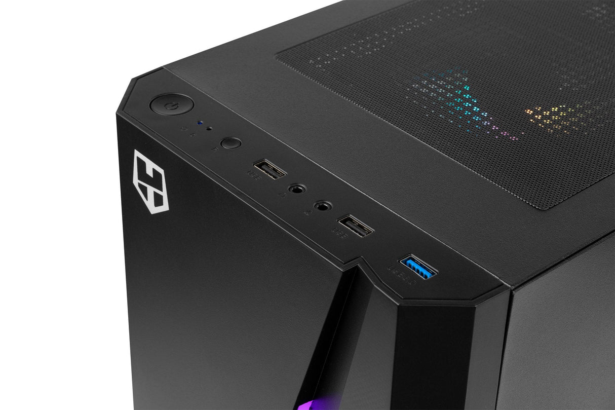 Caja Pc Nox Semitorre Hummer Frost Argb Lighting