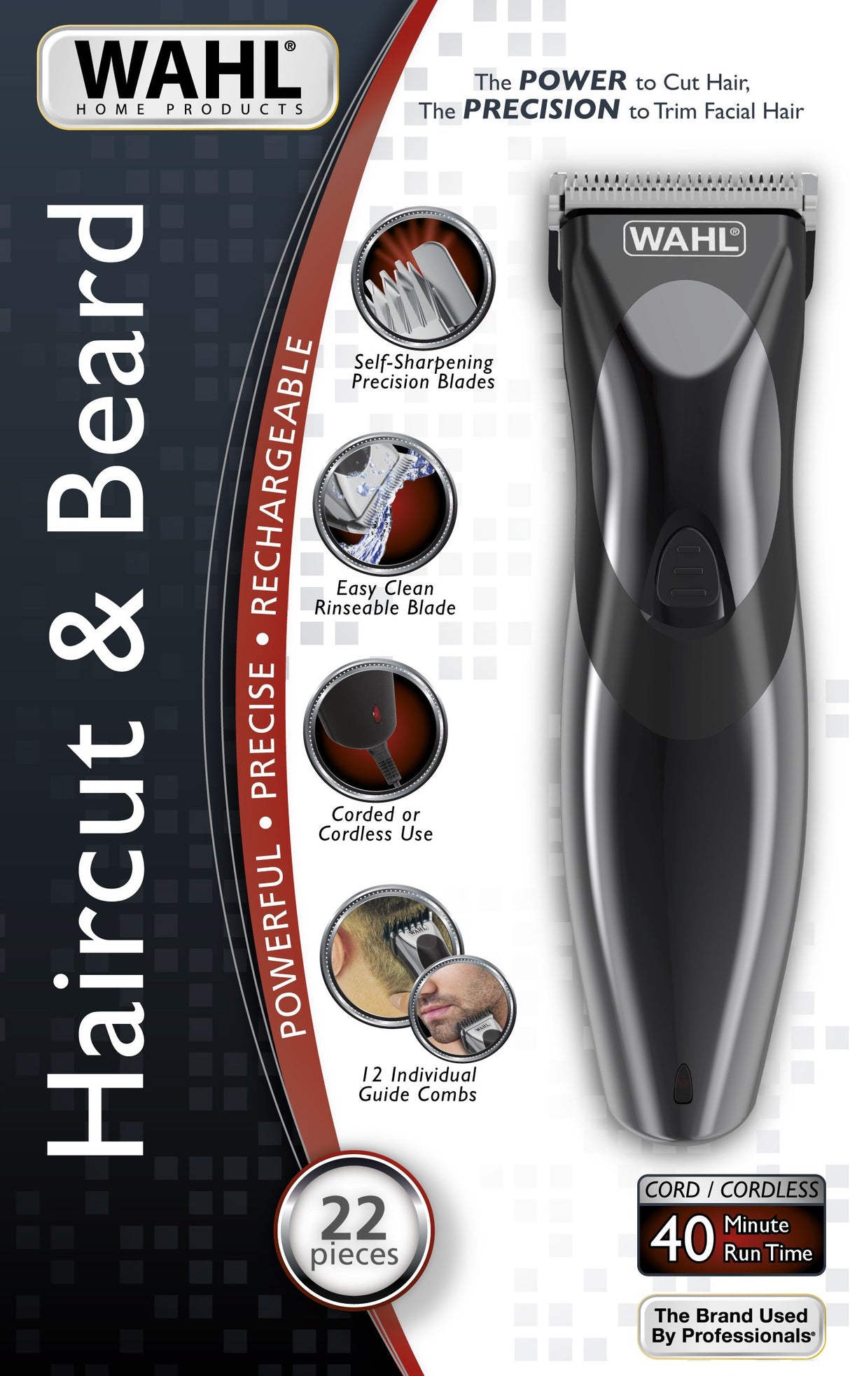 EAN 0043917963556 - Wahl 9639-816 cortadora de pelo y maquinilla Negro Níquel-metal hidruro (NiMH) imagen 2