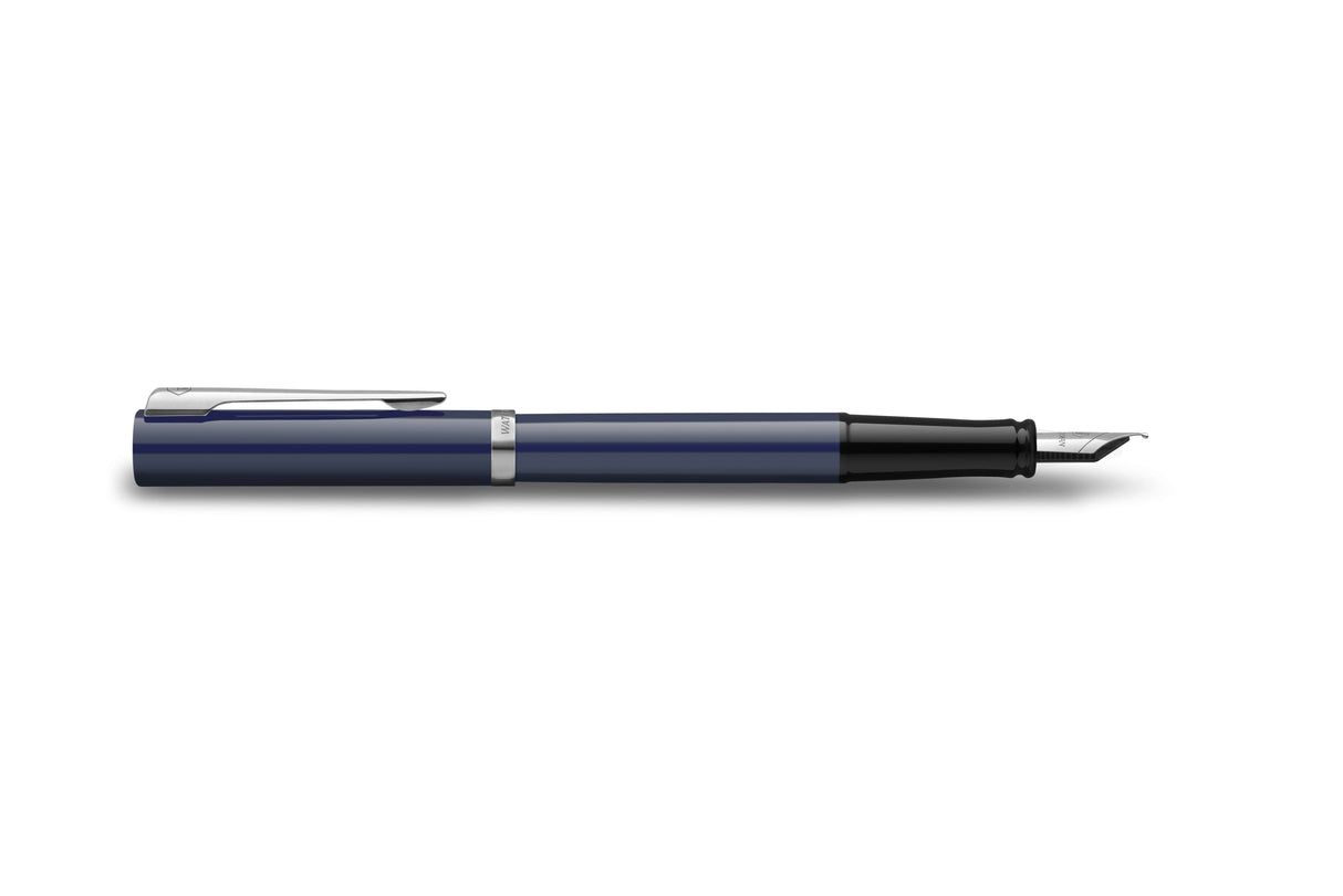 Waterman Pluma Estilográfica Impression Azul Lack Ct F Azul Caja De Regalo