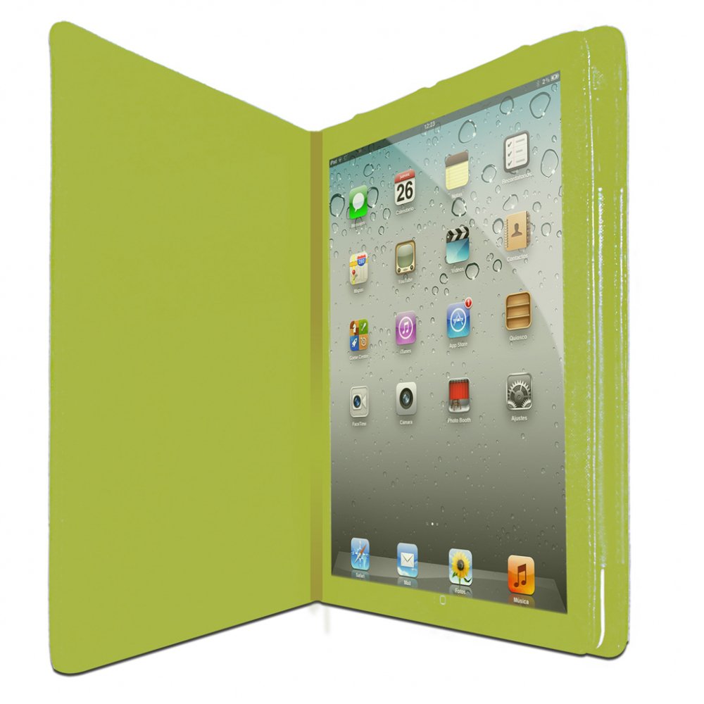 Funda Ligera Para Ipad 2 Verde