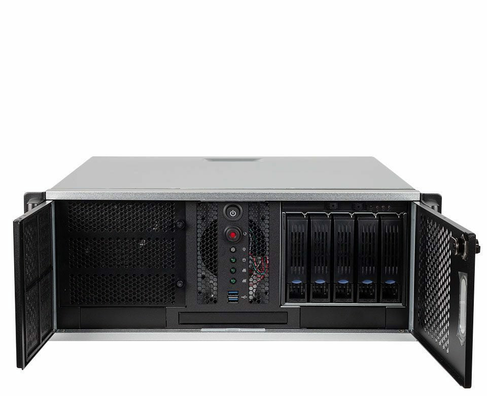 Bluechip Serverline R34300s 4he Rack, Intel® Xeon® 6315p Procesador / Hasta 5.20 Ghz, 32 Gb Ddr5, 2 X 960 Gb Ssd, 2 X Gigabit Ethernet
