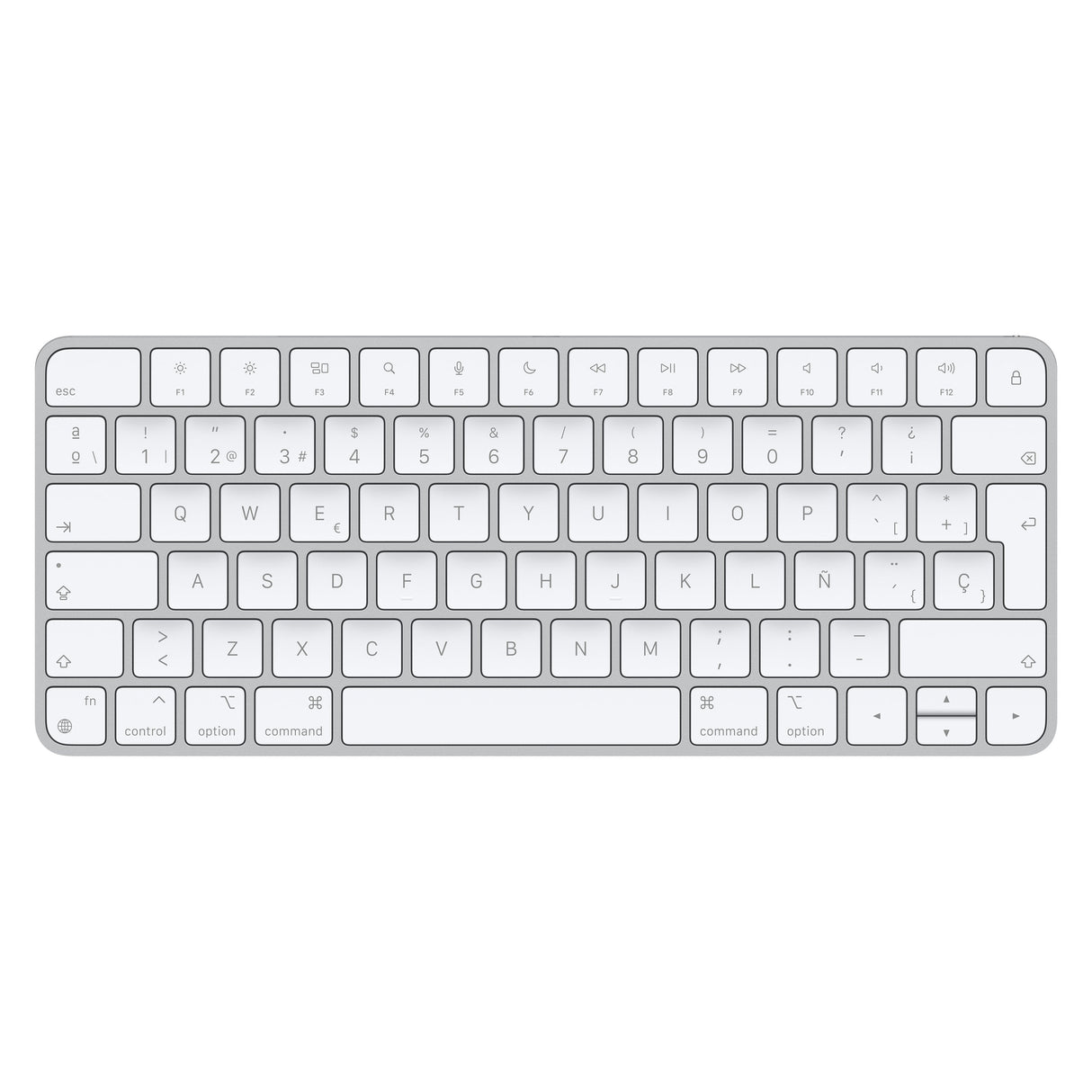 EAN 0194252543443 - Apple Magic teclado Universal USB + Bluetooth Español Aluminio, Blanco imagen 1