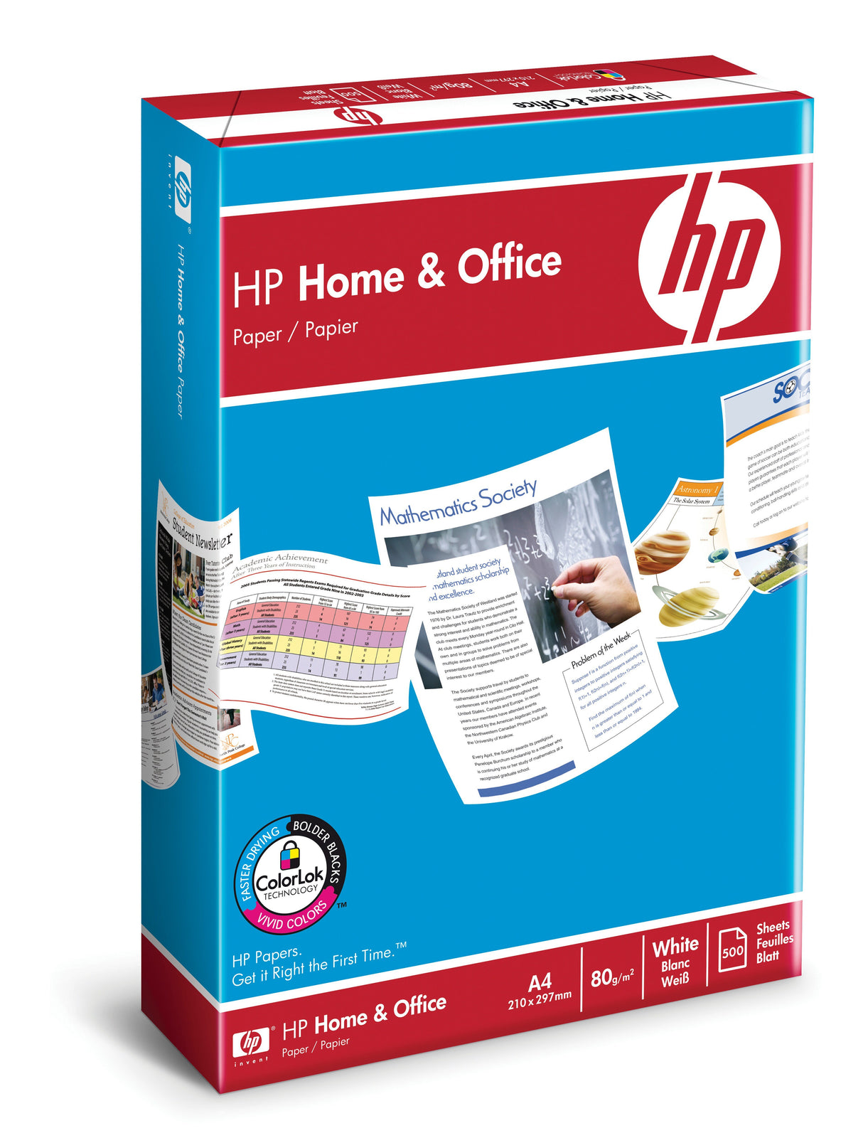 EAN 3140000000000 - HP Home and Office Paper-500 sht/A4/210 x 297 mm papel para impresora de inyección de tinta A4 (210x297 m imagen 2