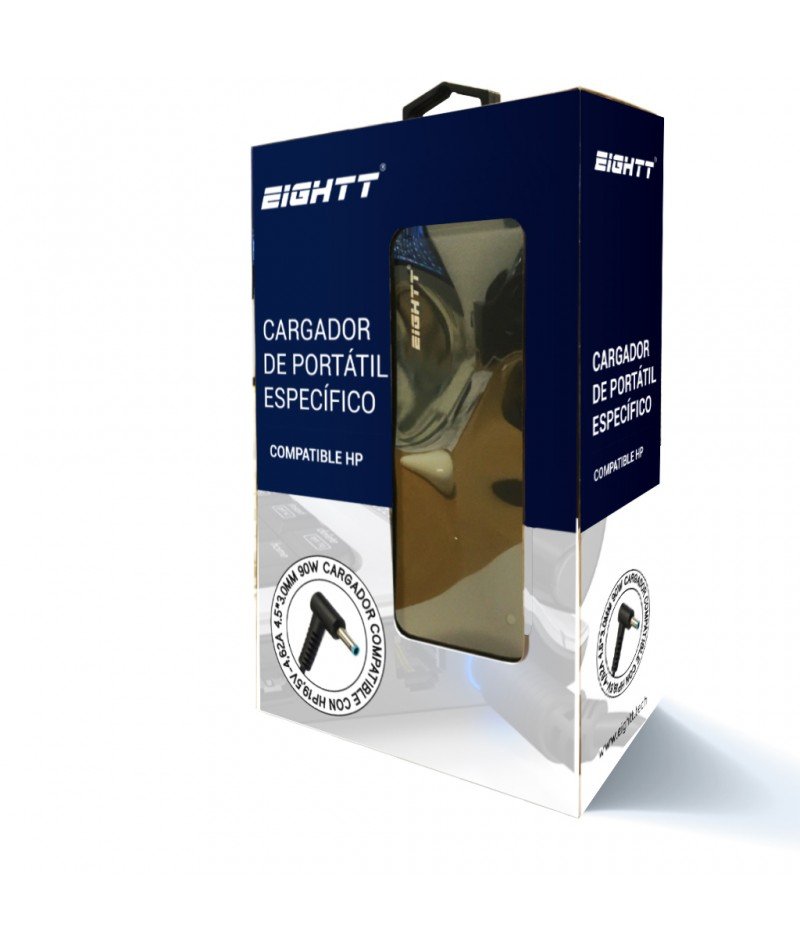 EAN 8425402171028 - Eightt EHP90NP adaptador e inversor de corriente Interior 90 W Negro imagen 3