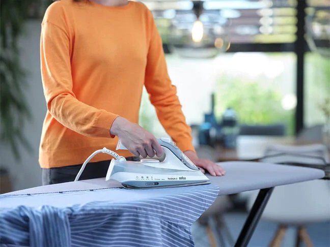 Braun Texstyle 5 Si 5006 Bl Plancha Vapor-Seco Suela De Cerámica 2600 W Azul, Gris, Blanco 0127406000