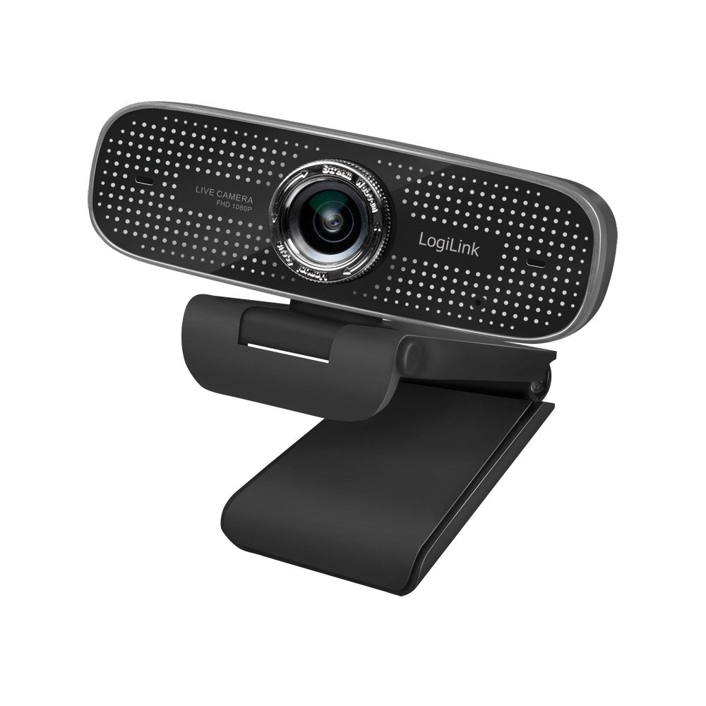 Logilink Ua0378 Cámara Web Hd Usb 100 Grados Con Micrófono Dual