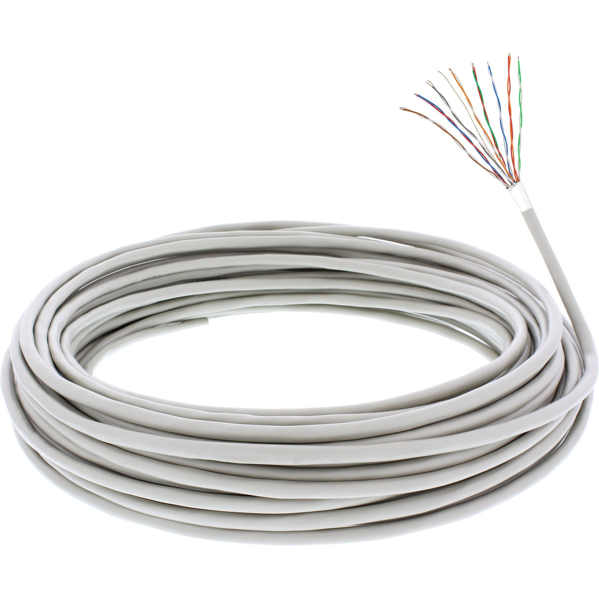 Cable Telefónico Inline 16 Hilos Instalación Sólida 8x2x06mm Apantallado 25m