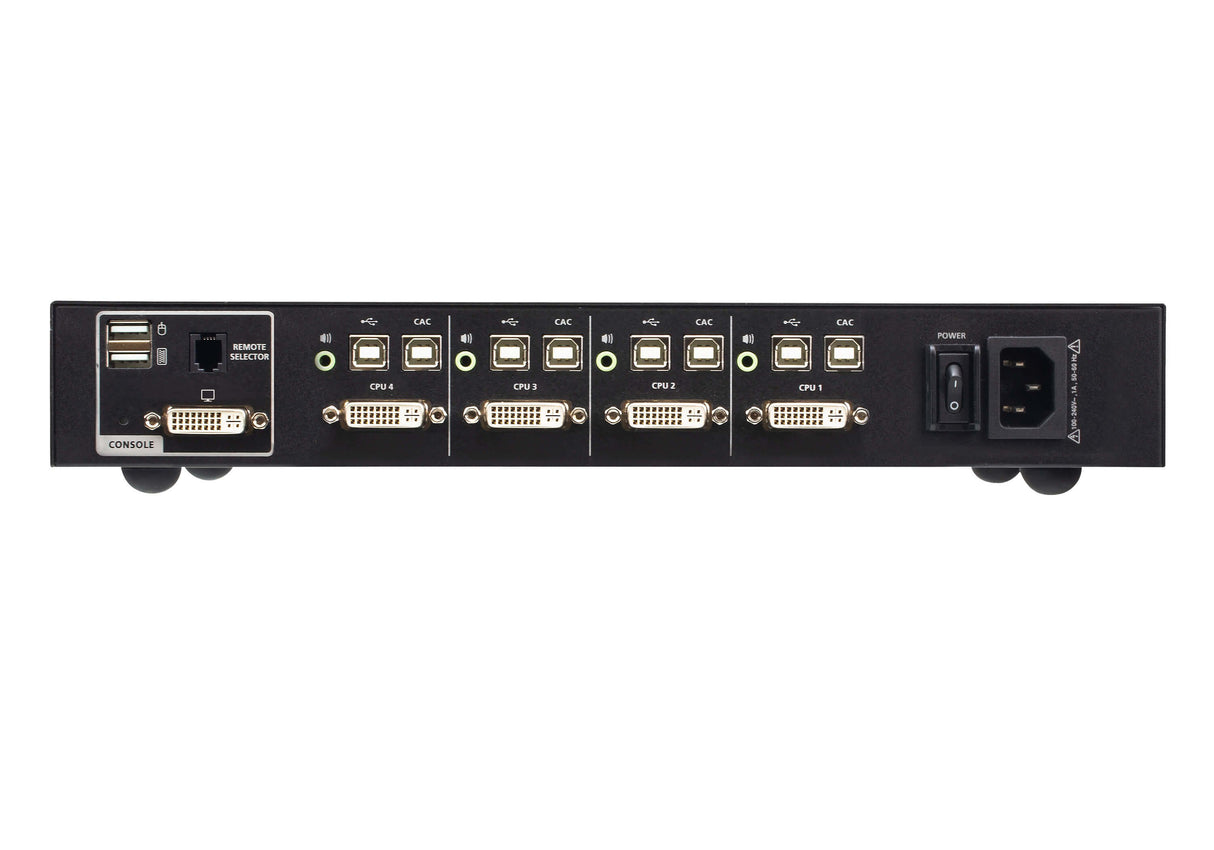 EAN 4710469341380 - ATEN CS1184D4C interruptor KVM Negro imagen 2
