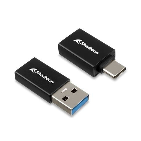 Adaptador Sharkoon Usb 3.2 Gen 1 Officepal, Usb-A > Usb-C / Usb-C > Usb-A
