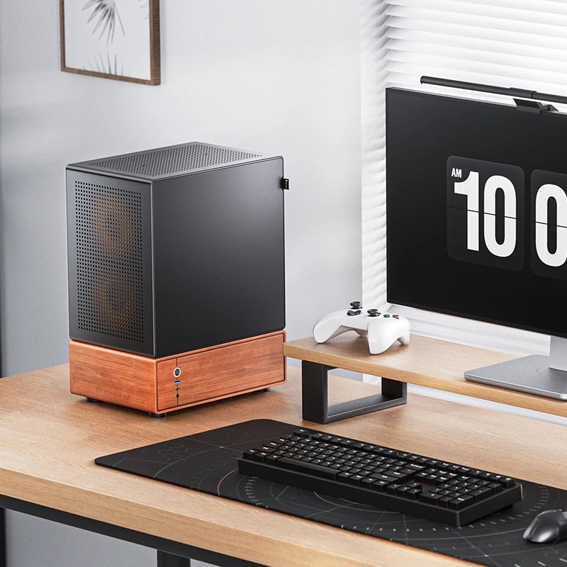 Jonsbo T7 Pc-Gehäuse, Midi-Tower, Matx, Tempered Glass - Schwarz