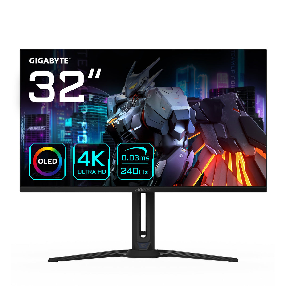 EAN 4719331858117 - GIGABYTE FO32U2 pantalla para PC 80 cm (31.5") 3840 x 2160 Pixeles 4K Ultra HD Negro imagen 1