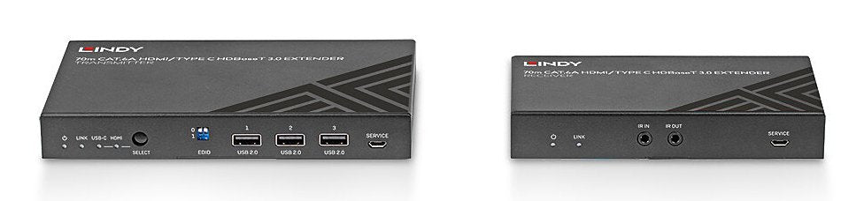 EAN 4002888383462 - Lindy 38346 extensor audio/video Transmisor y receptor de señales AV Negro imagen 3