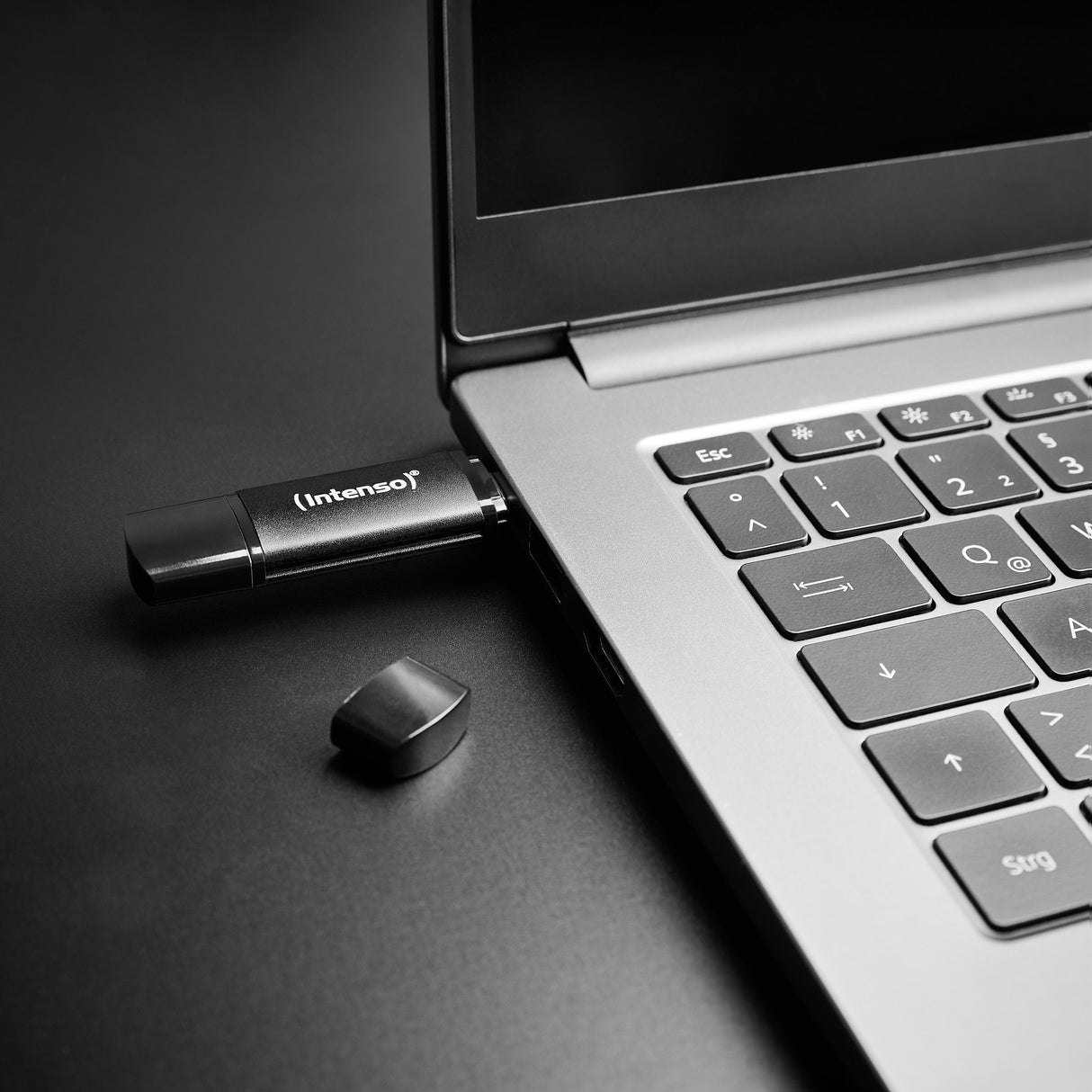 Intenso Usb Mick Flex Line 64gb Usb 3.2 Gen 1x1 Negro