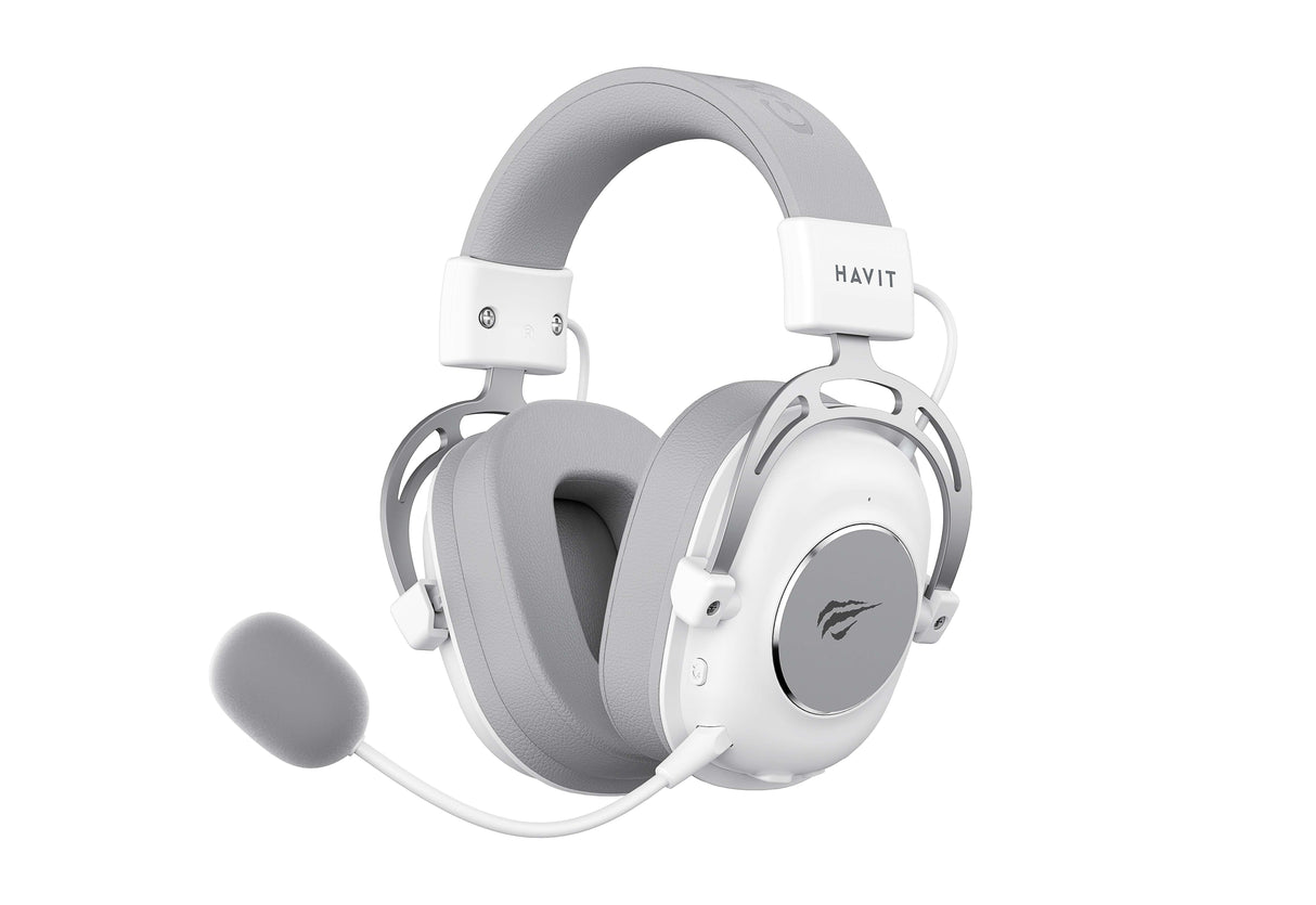 Havit H2002yg - Auriculares Para Juegos 2.4g (Blanco, Gris)