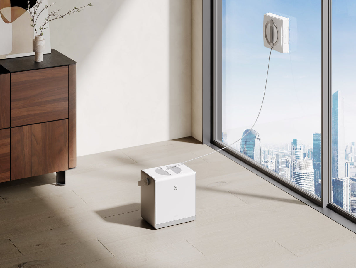 Robot Limpiacristales Ecovacs Winbot W2, Aspirador De Ventanas Blanco, 96 Vatios W2pro