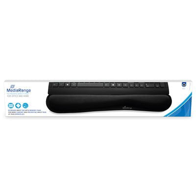 Reposamuñecas Teclado Mediarange Gel/Tejido Negro