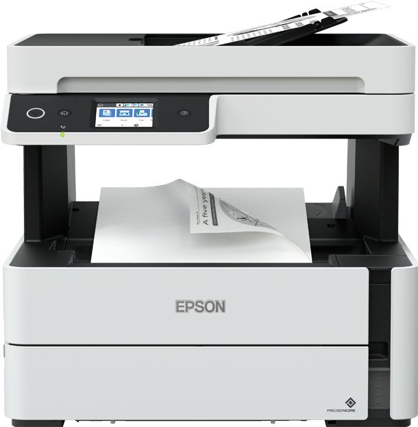 Impresora Epson Ecotank Mono M3180, 4 En 1, A4, 39 Ppm, Ethernet, Wi-Fi (Directo), Dúplex, Lcd, Adf
