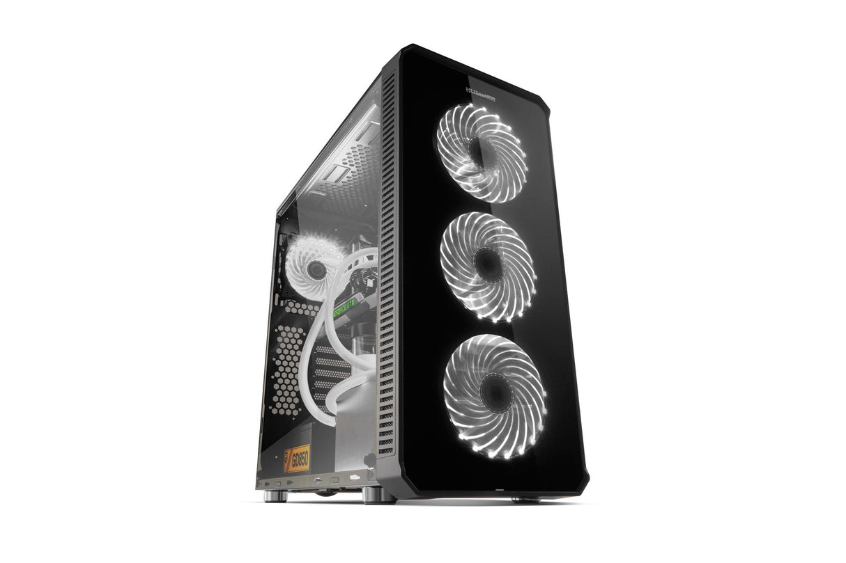 Caja Pc Nox Atx Hummer Tgx. Torre. Cristal Templado Usb 3.0 Con Ventiladores