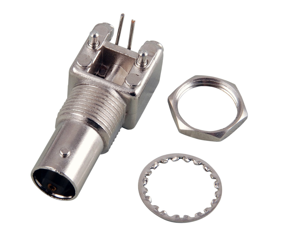 Efb Bnc Conector Hembra Empotrable Printmontage 50 Ohm Vollmetall 90