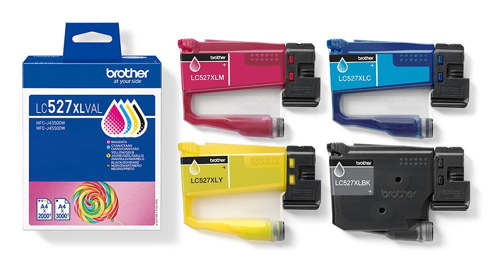 Lc527xlval Value Pack High Yield Cmyk, Up To 1 X 3 000 +