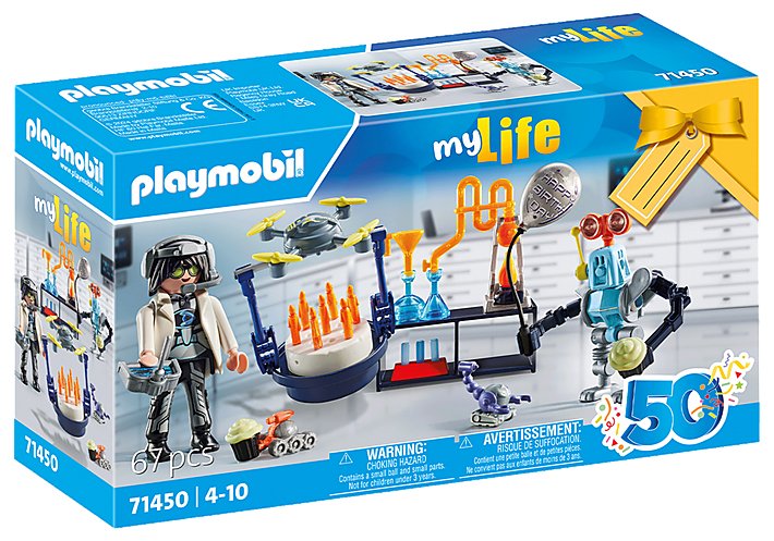 Playmobil 71450 City Life Forscher Mit Robotern