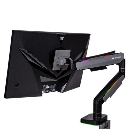 Soporte Para Monitor Thermaltake Single Rgb Gaming Monitor Arm, Negro, Para Monitores De 17" - 49" Gea-Msr-Smsblk-01