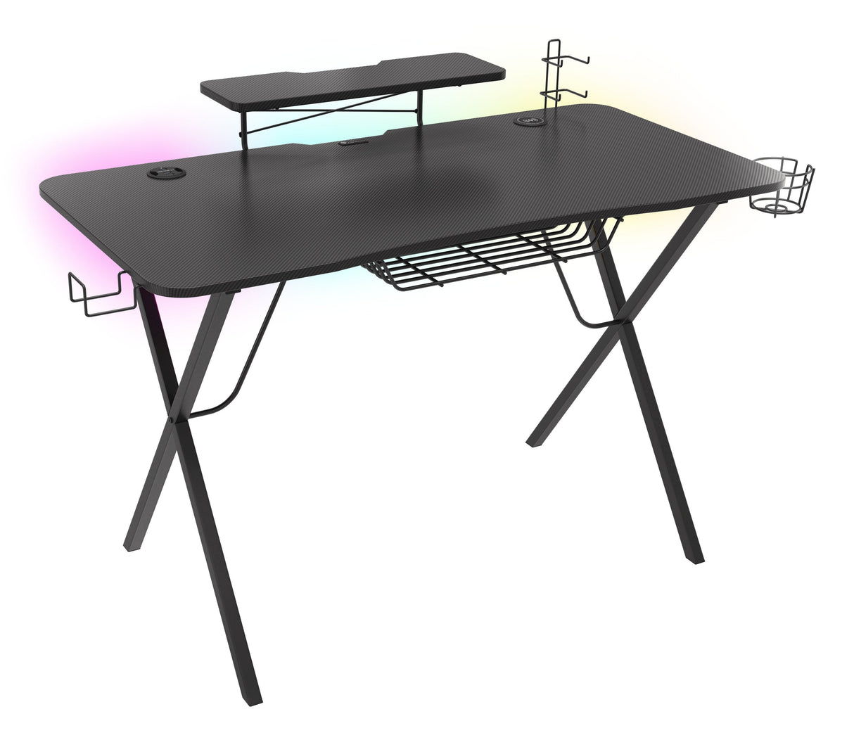 Genesis Holm 300 Rgb Mesa Gaming Negra