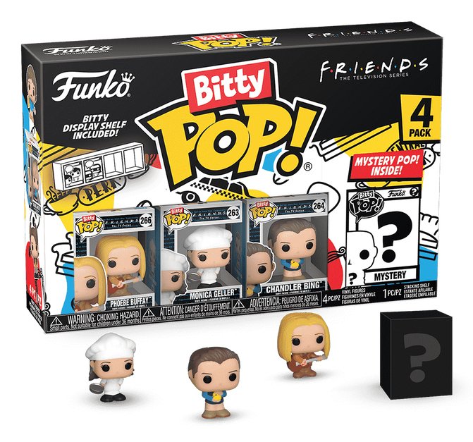 Blister 4 Figuras Bitty Pop Friends Phoebe