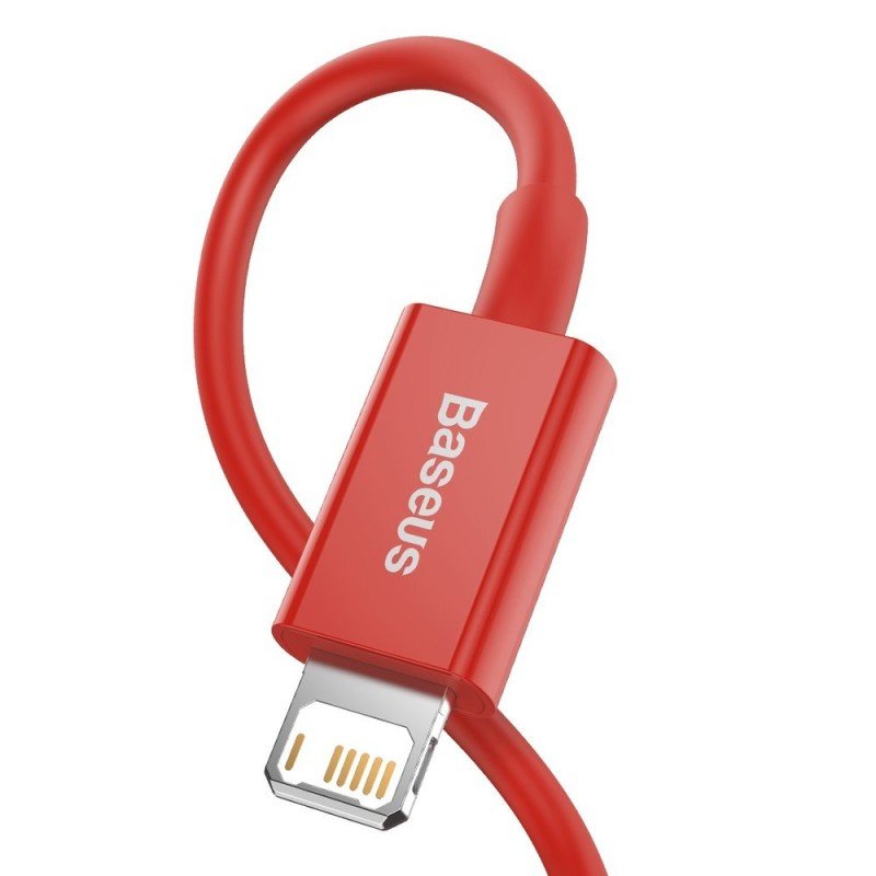 EAN 6953156205437 - Baseus CALYS-A09 cable de conector Lightning 1 m Rojo imagen 3