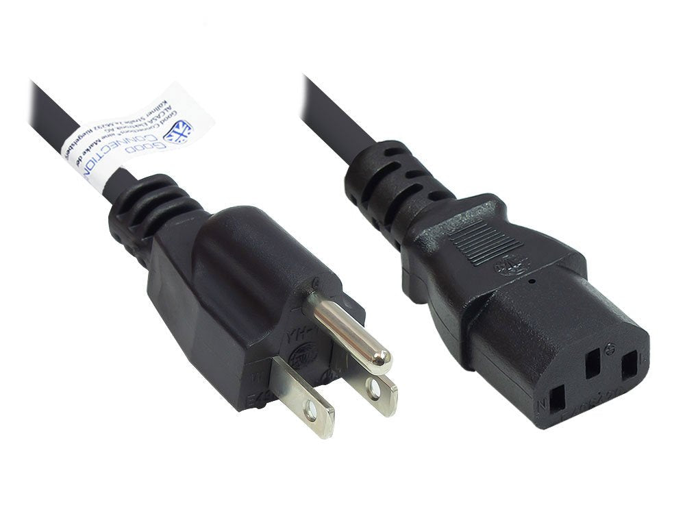 Good Connections Netzcable Usa An C13 Ul Schw. 1,8m