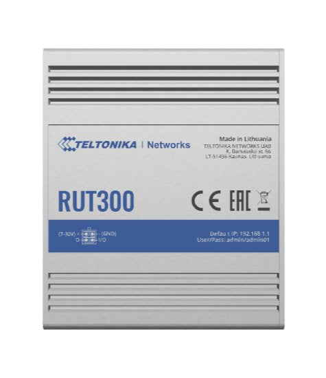 EAN 4779027312903 - Teltonika RUT300 router Ethernet rápido Azul, Metálico imagen 1