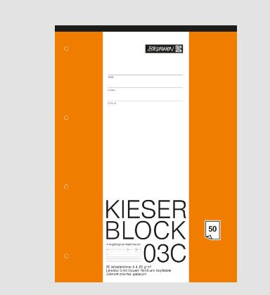 Brunnen Arbeitsblock Din A4 Rayado