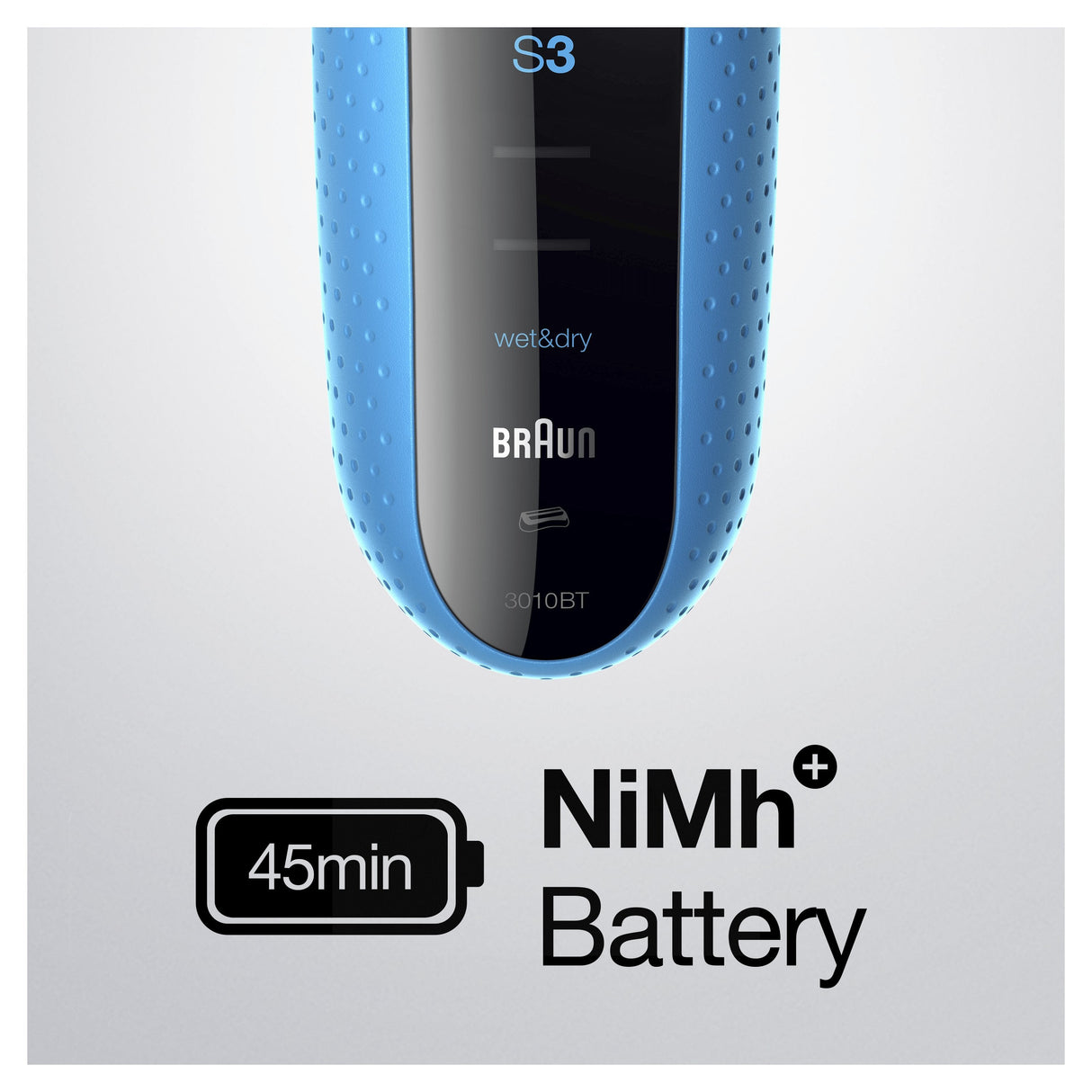 Braun Series 3 Shave&Style 3010bt Máquina De Afeitar De Láminas Recortadora Negro, Azul