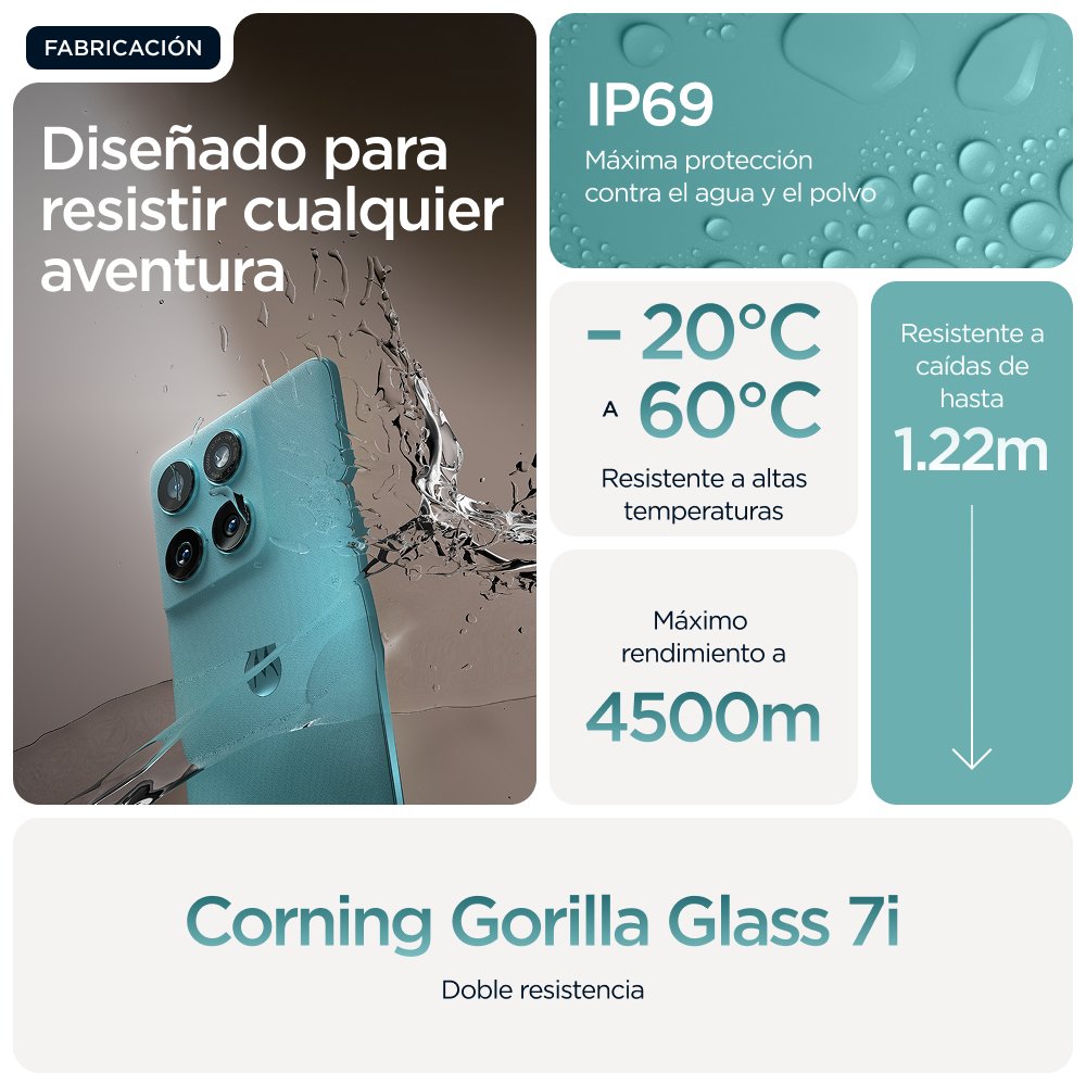 Smartphone Motorola Moto Edge 60 Fusion 5g 8gb/256gb Amazonite Pb7e0034se