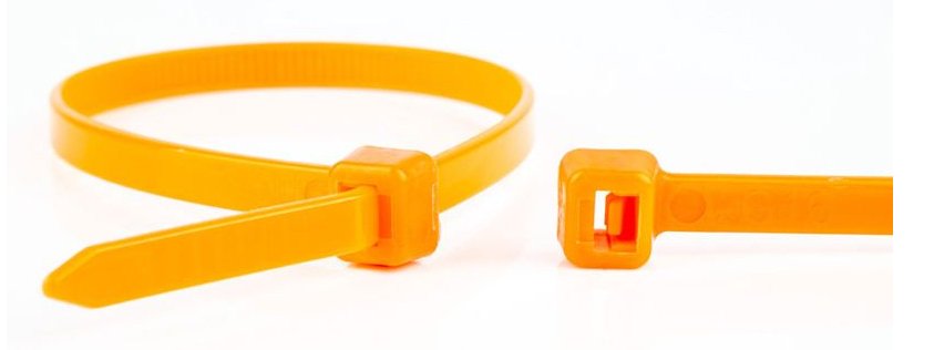 EAN 8717278572444 - WKK 110126371 presilla Brida reutilizable Plástico, Poliamida Naranja 100 pieza(s) imagen 1