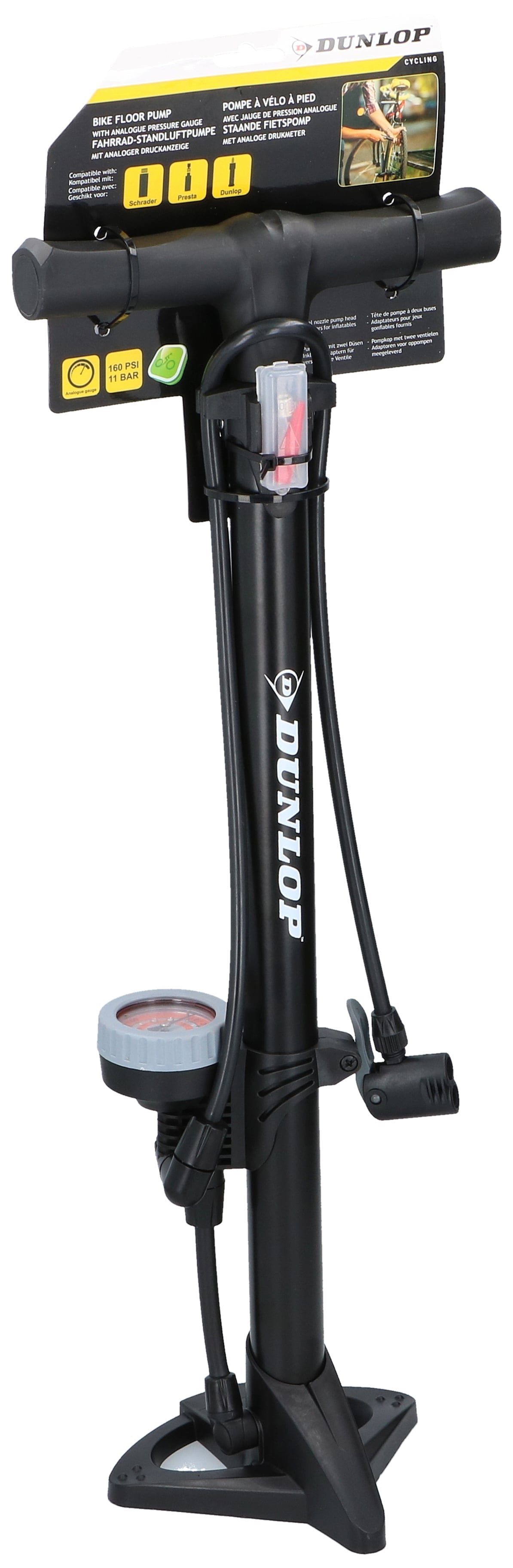 EAN 8711252102337 - Dunlop 8711252102337 bombas de aire manuales Negro Bomba de aire para suelo imagen 1