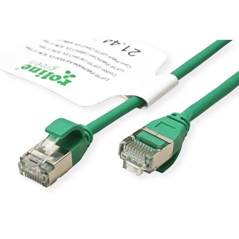 Roline Verde U Ftp Cable De Red Cat.6a (Class Ea), Lsoh, Slim, Grn, 0,3 M