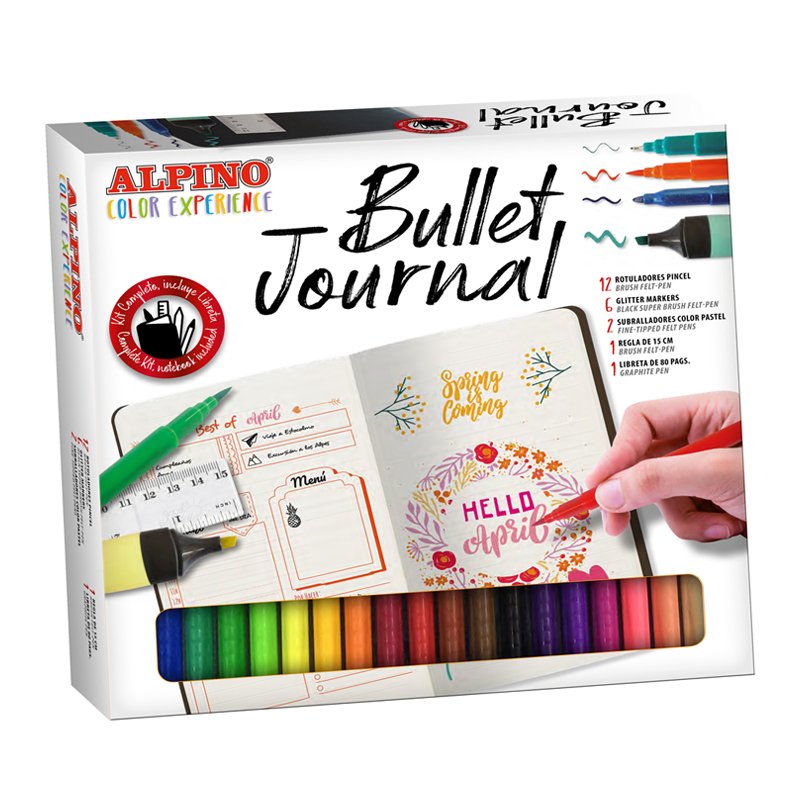 Alpino Set 22 Rotuladores Bullet Journal Color Experience C/Surtidos