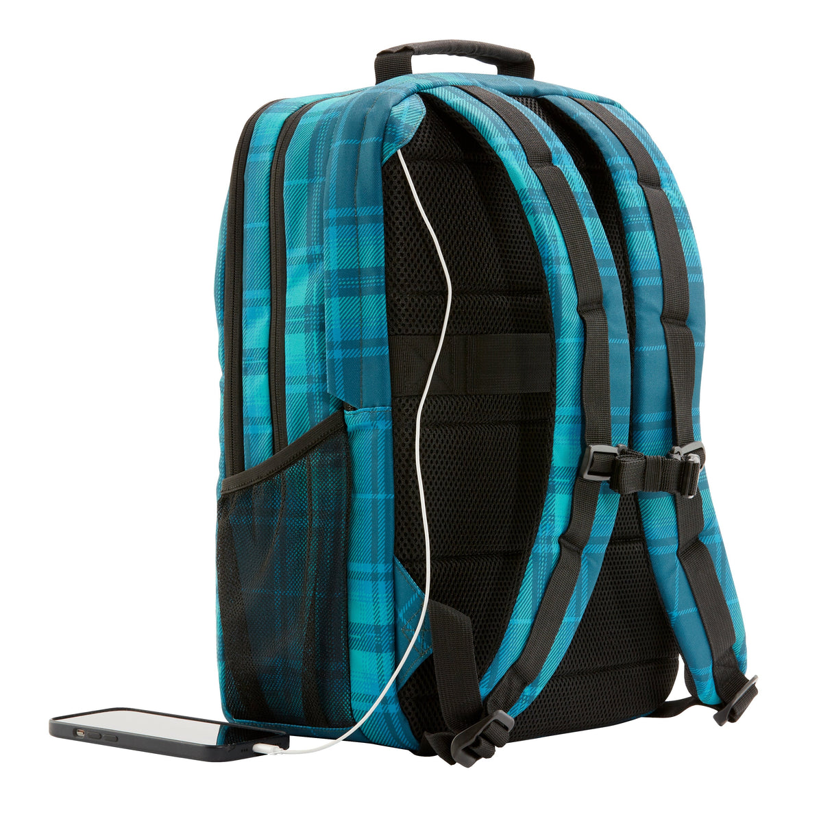 EAN 0197192487600 - HP Campus XL Tartan Plaid Backpack mochila Mochila informal Azul Poliéster, Poliespuma imagen 3