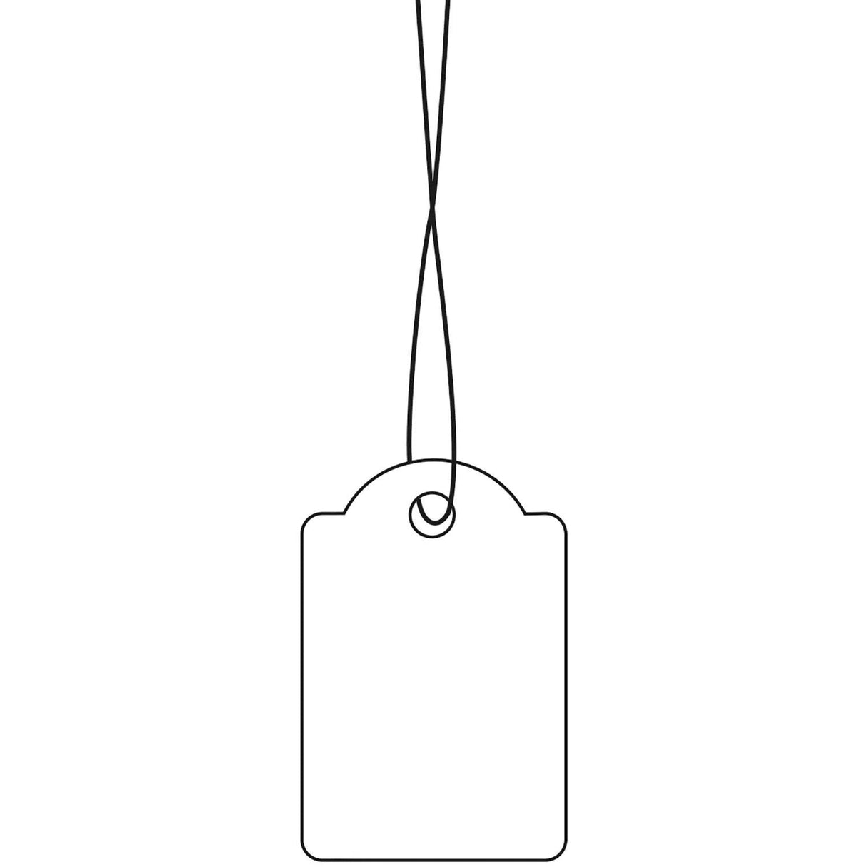 Etiquetas Colgantes Herma 15x24 Mm Con Hilo Blanco 1000 Piezas.