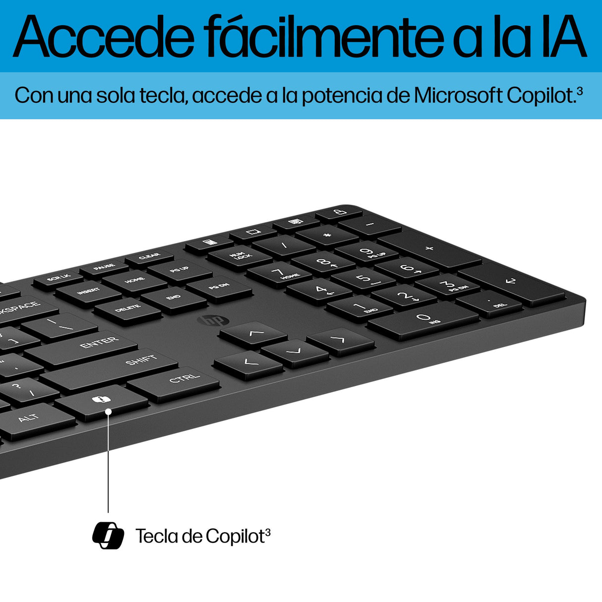 EAN 0194721888495 - HP 320K Wired Keyboard teclado Oficina USB Negro imagen 5