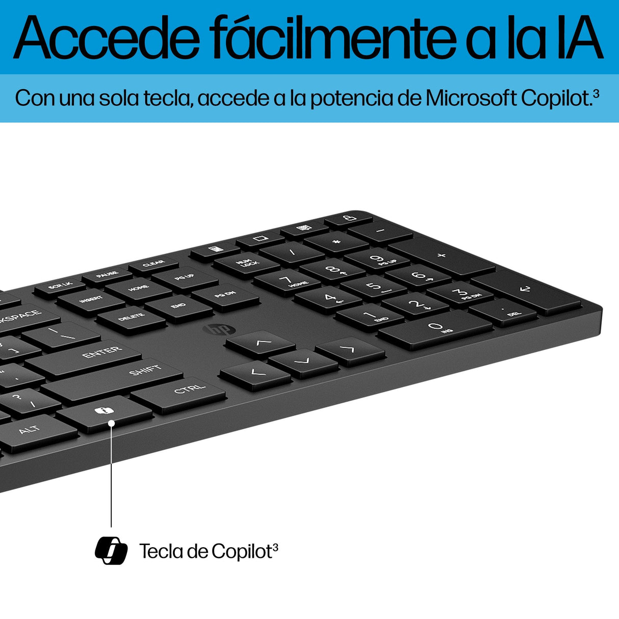 EAN 0194721888402 - HP 320K Wired Keyboard teclado Oficina USB Negro imagen 5