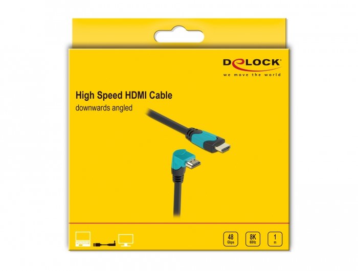 Cable Delock 86991 Hdmi 1 M Hdmi Tipo A (Estándar) Negro, Azul