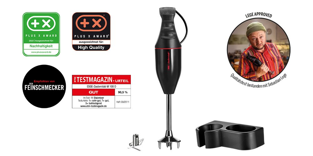 Unold M 100 D, Batidora De Inmersión, 1,65 M, Negro