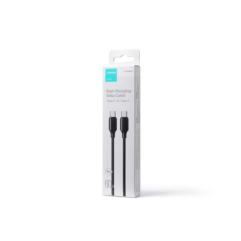 Joyroom Type-C - Type-C Cable 60w, 480mb/S, 1m, Black (S-Cc60a9)