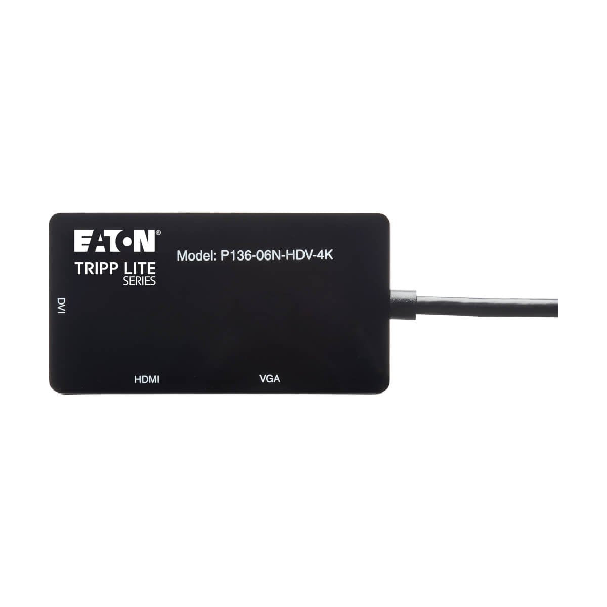 EAN 0037332190840 - Tripp Lite P136-06N-HDV-4K base para portátil y replicador de puertos Negro imagen 7