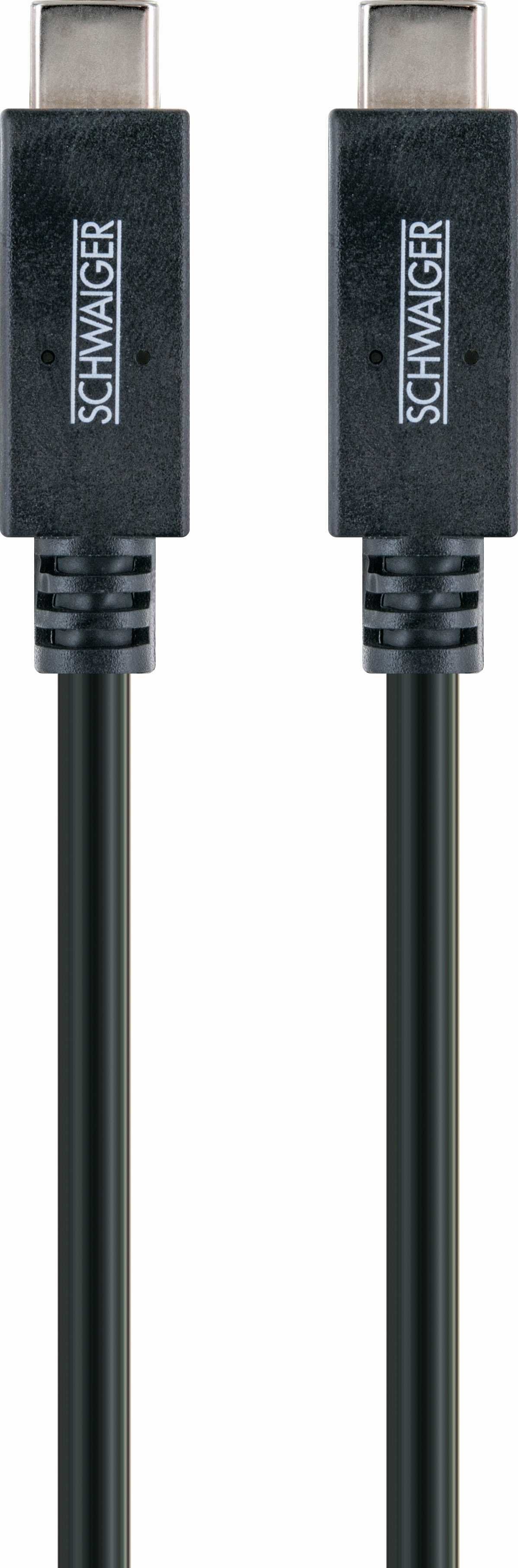 EAN 4004005027143 - Schwaiger LK 101 C cable USB USB 3.2 Gen 2 (3.1 Gen 2) 1 m USB C Negro imagen 1