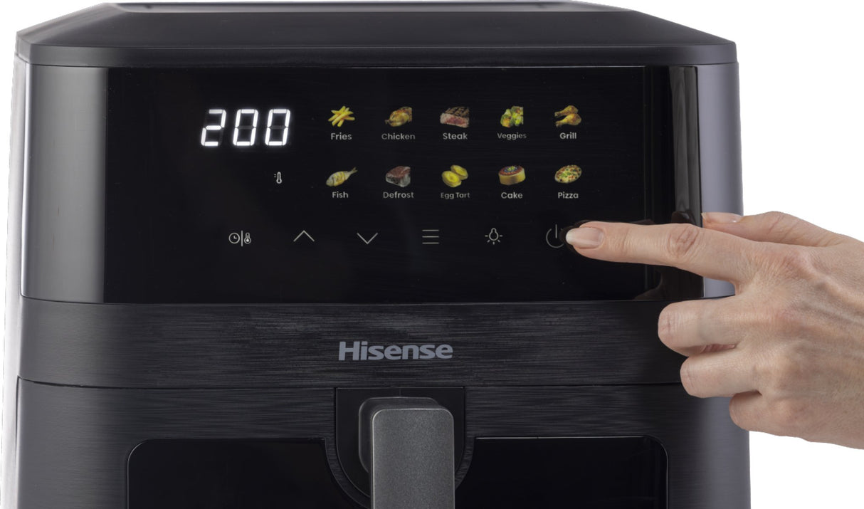 EAN 3838783026316 - Hisense HAF2100DCD Sencillo 7,7 L 2100 W Freidora de aire caliente Negro imagen 5