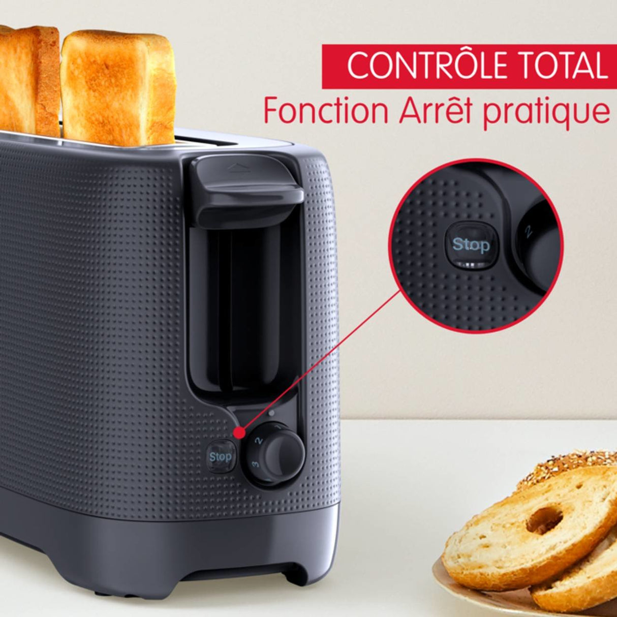 EAN 3045387290450 - Moulinex ClickChef LS2M0810 tostadora 7 1 rebanada(s) 1000 W Azul imagen 7