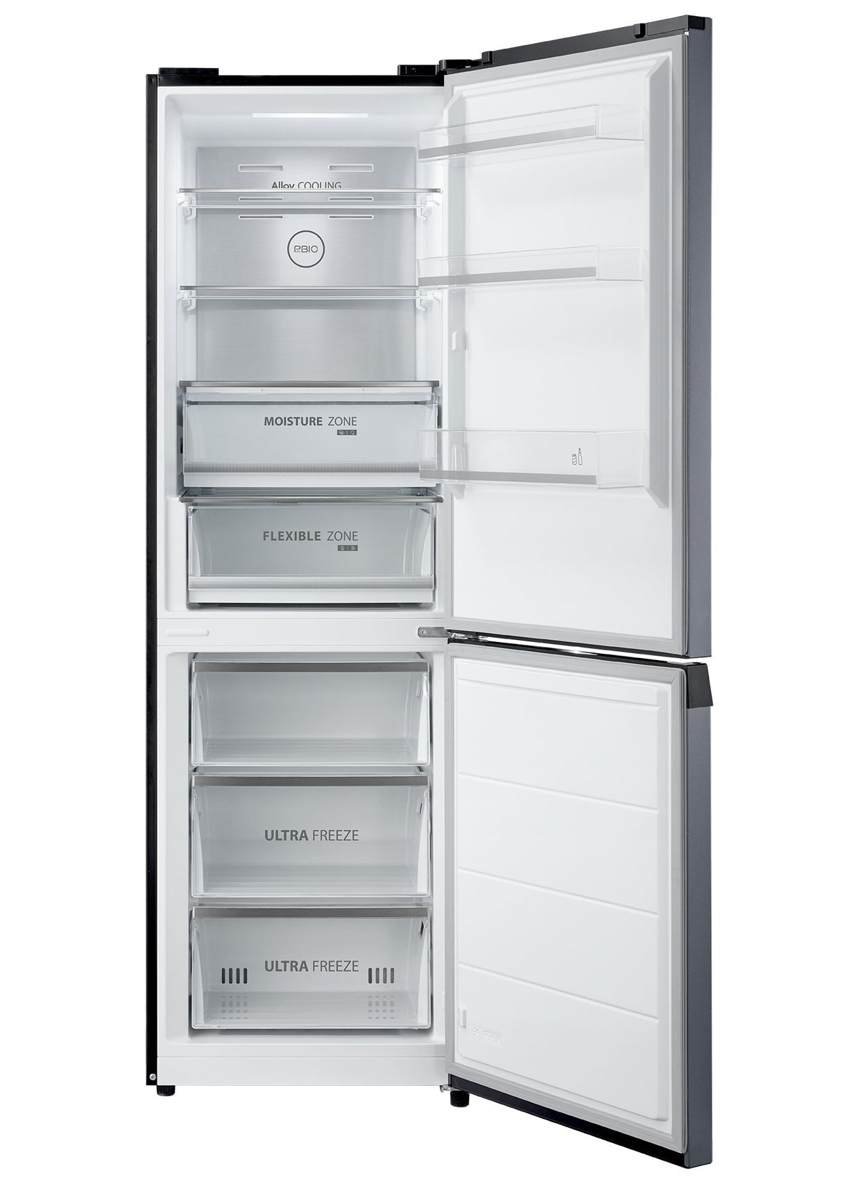 EAN 6940461917179 - Toshiba GR-RB449WE-PMJ(06) nevera y congelador Independiente 338 L Gris imagen 4